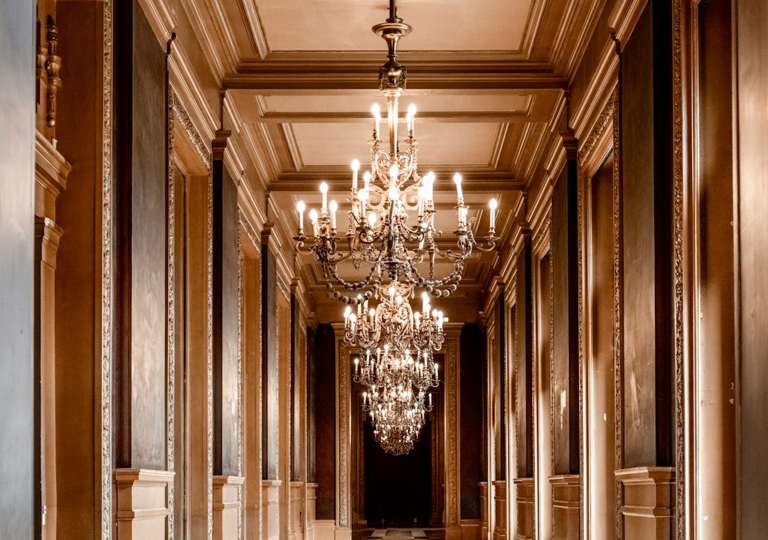 Photo by Storiès white and brown hallway with white ceiling